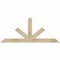 Ekena Millwork Saratoga Rough Sawn Timber Gable Bracket, Douglas Fir, 60"W x 25"H x 2"D x 4"F, 10/12 Pitch GBW060X25X0204SAR00RDF - alternate 1